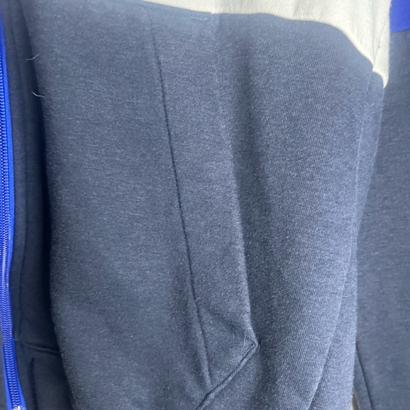 ADIDAS Men's Blue, White, and Black Zip-Up jacket - Picture 8 of 12